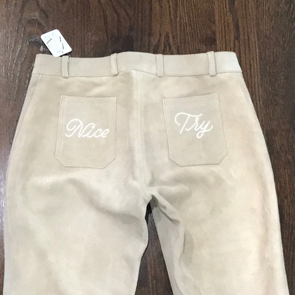 FREE PEOPLE UNDERSTATED LEATHER NICETRY PANT Z310 - Picture 3 of 6